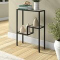Hudson & Canal 22 in. Lovett Rectangular Console Table, Blackened Bronze AT1703